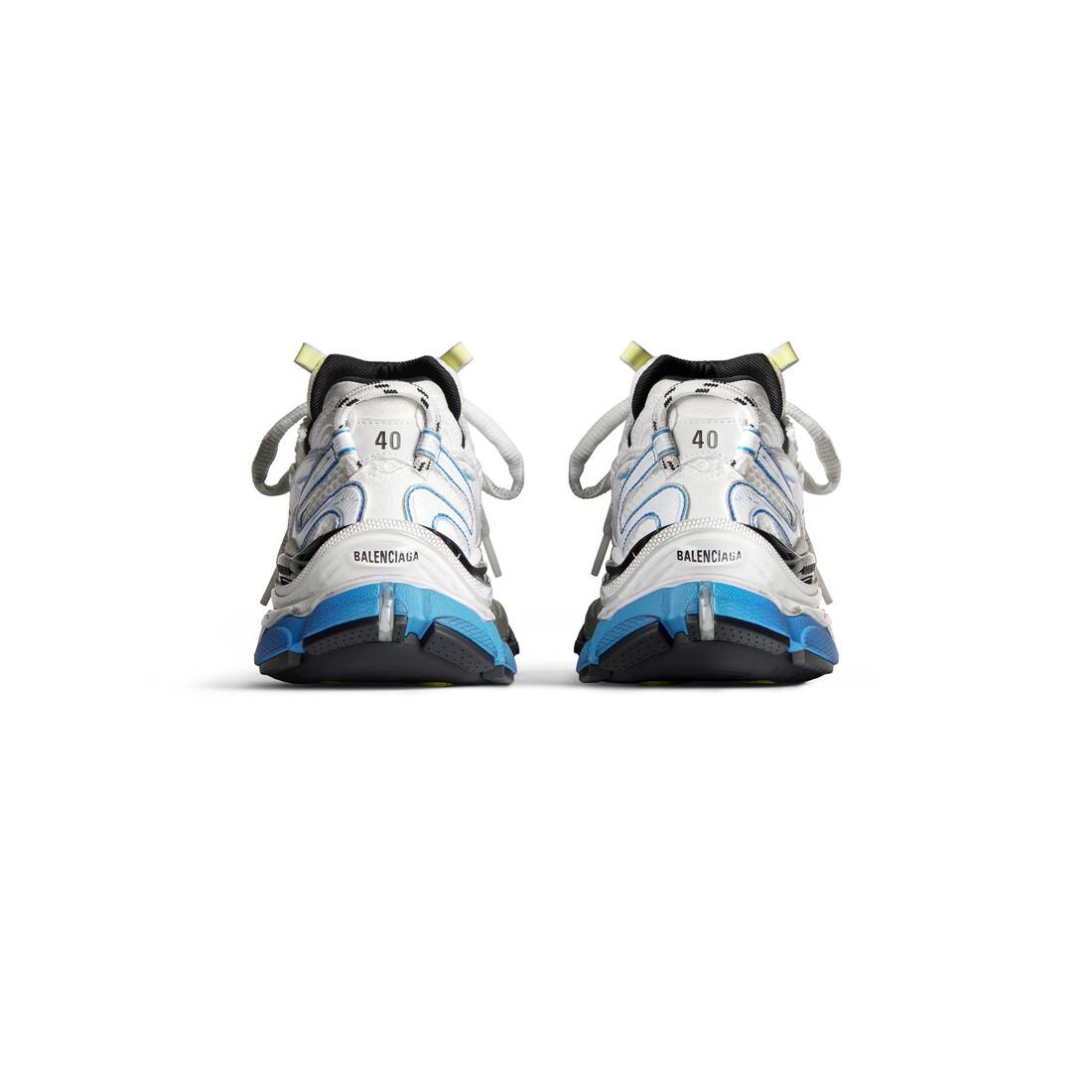 Men’s Runner 2.0 Sneaker in White/yellow/blue - Image 5